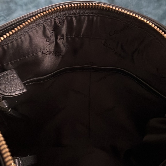 Calvin Klein Black Leather Purse with built in wallet - Picture 8 of 8